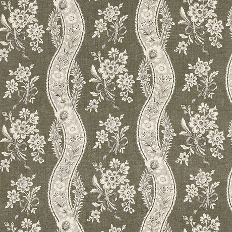 Schumacher Le Castellet Brun Fabric - Eade's Wallpaper