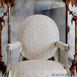 Schumacher Tumbling Blocks Chocolate Fabric - Eade's Wallpaper