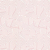 Schumacher Deconstructed Stripe Red Fabric