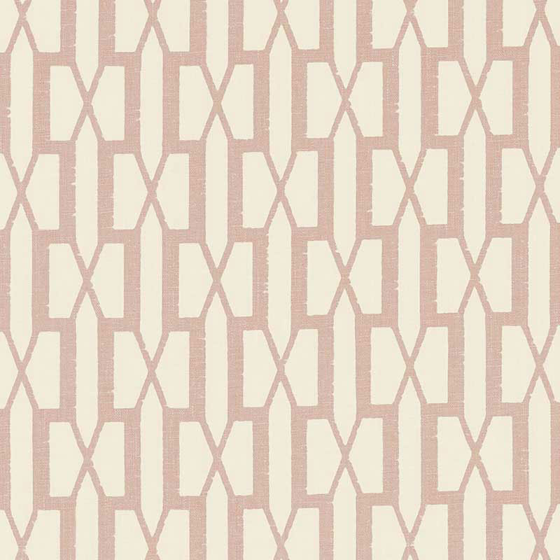 Schumacher Belvedere Temple Pink Fabric