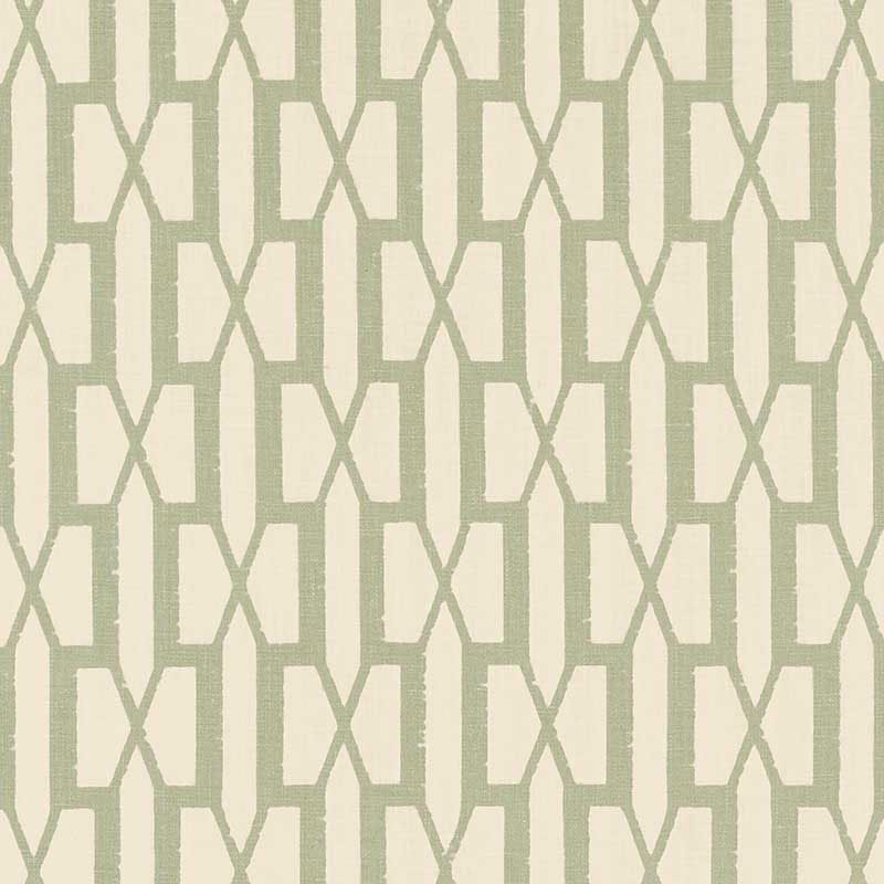 Schumacher Belvedere Sage Fabric