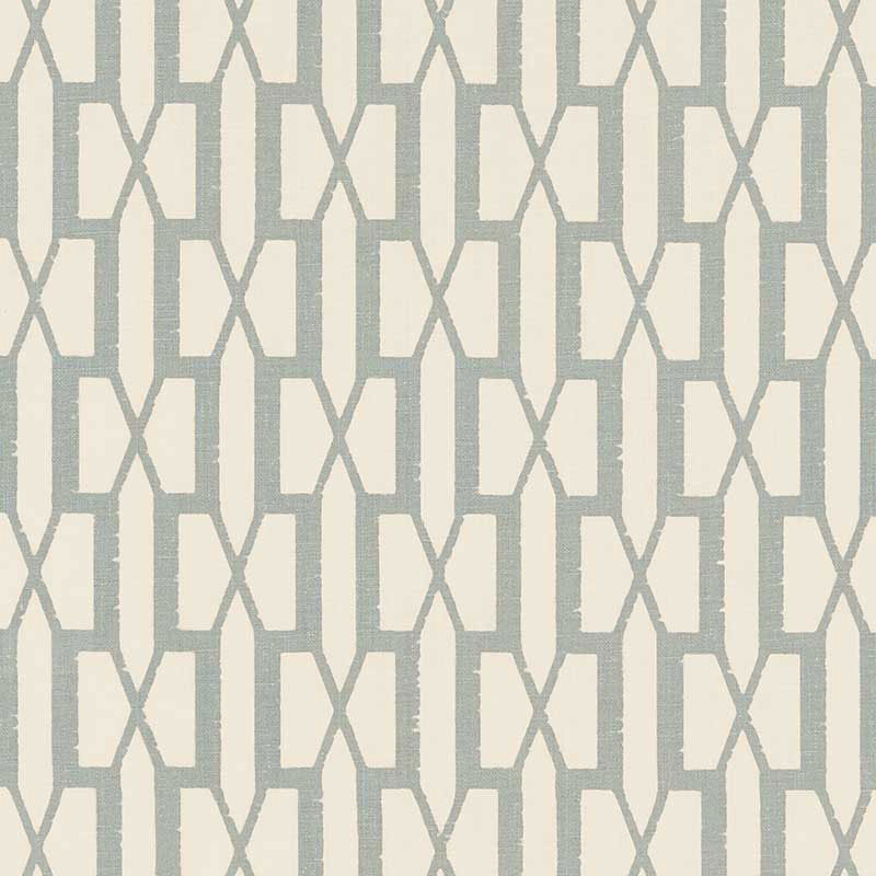 Schumacher Belvedere Orpington Blue Fabric