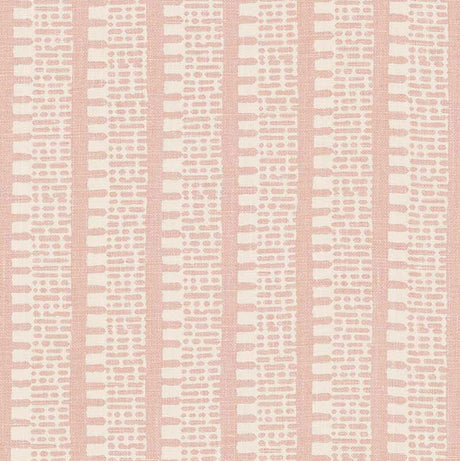 Schumacher Kiosk Temple Pink Fabric - Eade's Wallpaper