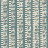 Schumacher Kiosk Peacock Blue Fabric - Eade's Wallpaper