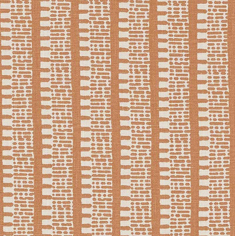 Schumacher Kiosk Burnt Orange Fabric - Eade's Wallpaper
