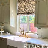 Schumacher Woodland Silhouette Steel Fabric - Eade's Wallpaper