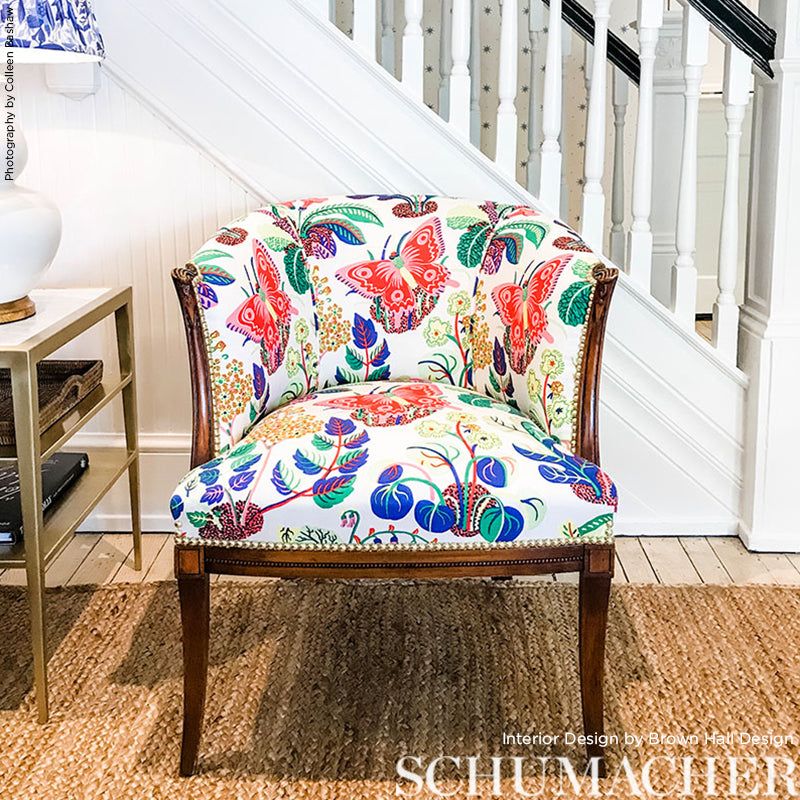 Schumacher Exotic Butterfly Spring Fabric