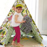 Schumacher Exotic Butterfly Leaf Fabric