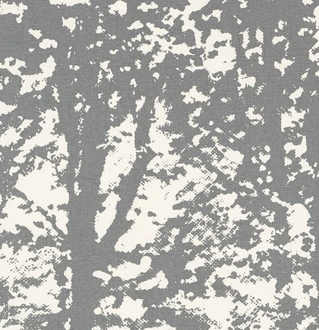 Schumacher Woodland Smoke Fabric - Eade's Wallpaper