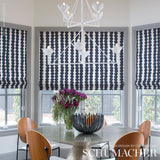 Schumacher Full Circle Faded Black Fabric