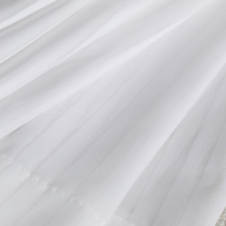 RM Coco Belcrest Wide-Width FR Sheer Eggshell 1391818 Fabric