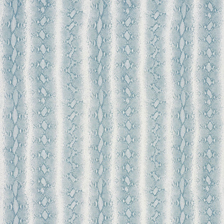 Schumacher Snake Rattle & Roll Linen Cloud Fabric - Eade's Wallpaper