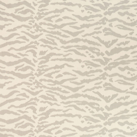 Schumacher Tigris Pewter Fabric - Eade's Wallpaper
