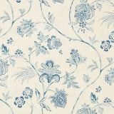 Schumacher Chinoiserie Vine China Blue Fabric