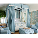 Schumacher Chinoiserie Vine Cobalt Fabric