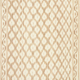 Schumacher Santa Monica Ikat Neutral Fabric - Eade's Wallpaper