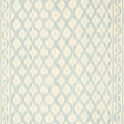 Schumacher Santa Monica Ikat China Blue Fabric - Eade's Wallpaper