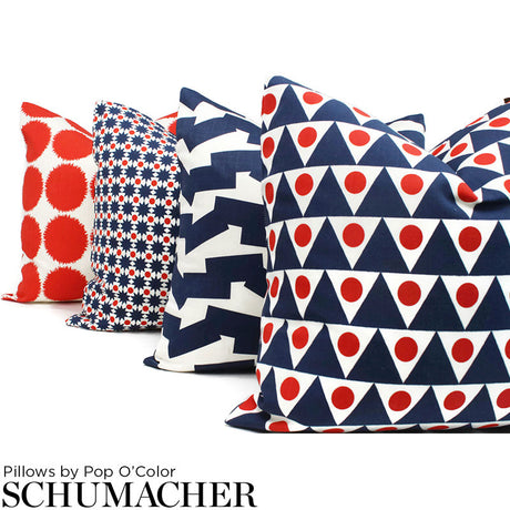 Schumacher Fuzz Ii Indoor/Outdoor Navy Fabric
