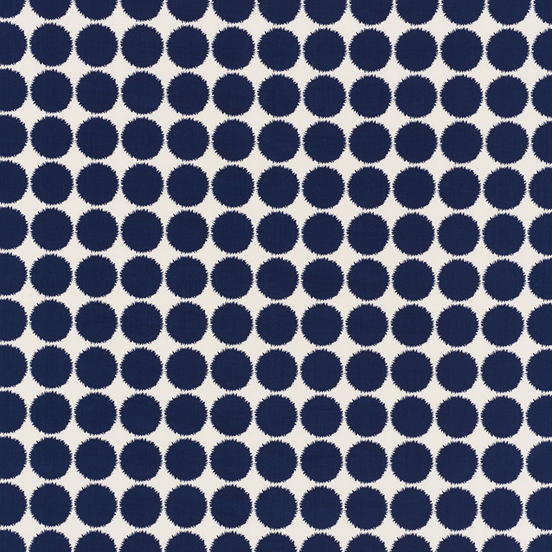 Schumacher Fuzz Ii Indoor/Outdoor Navy Fabric