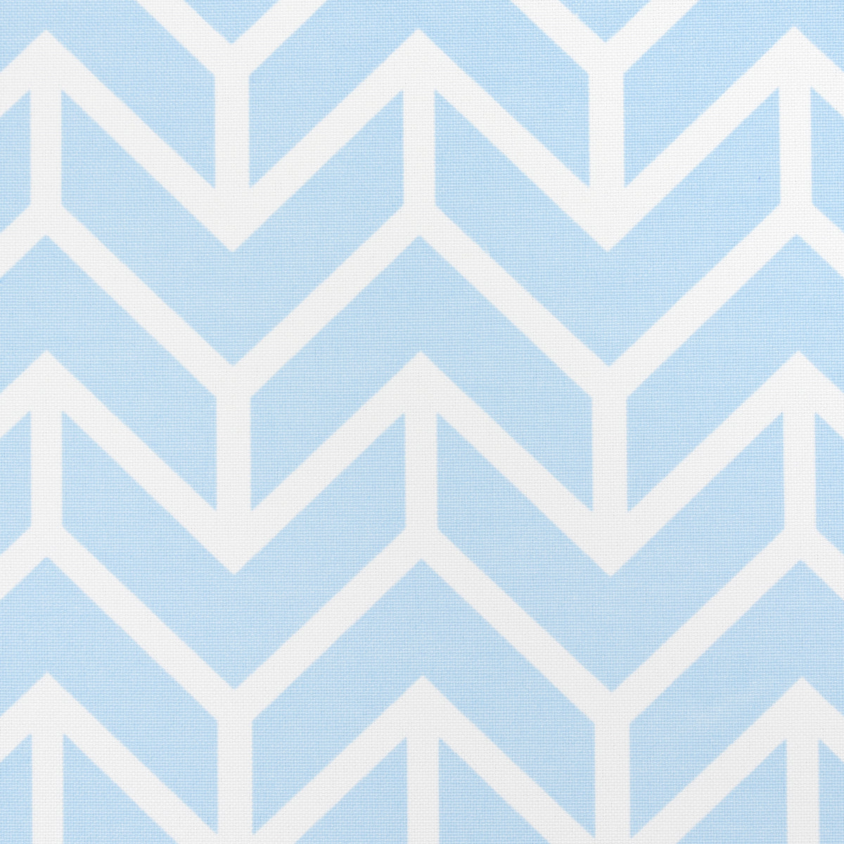 Schumacher Chevron Indoor/Outdoor Sky Fabric