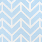 Schumacher Chevron Indoor/Outdoor Sky Fabric