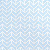 Schumacher Chevron Indoor/Outdoor Sky Fabric
