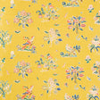 Schumacher Magical Menagerie Yellow Fabric - Eade's Wallpaper