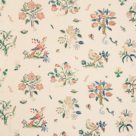 Schumacher Magical Menagerie Primary Fabric - Eade's Wallpaper