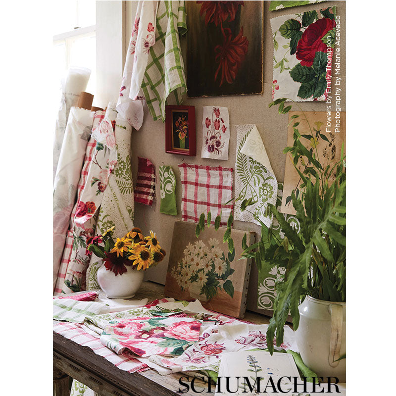 Schumacher Bunny Aubergine Fabric