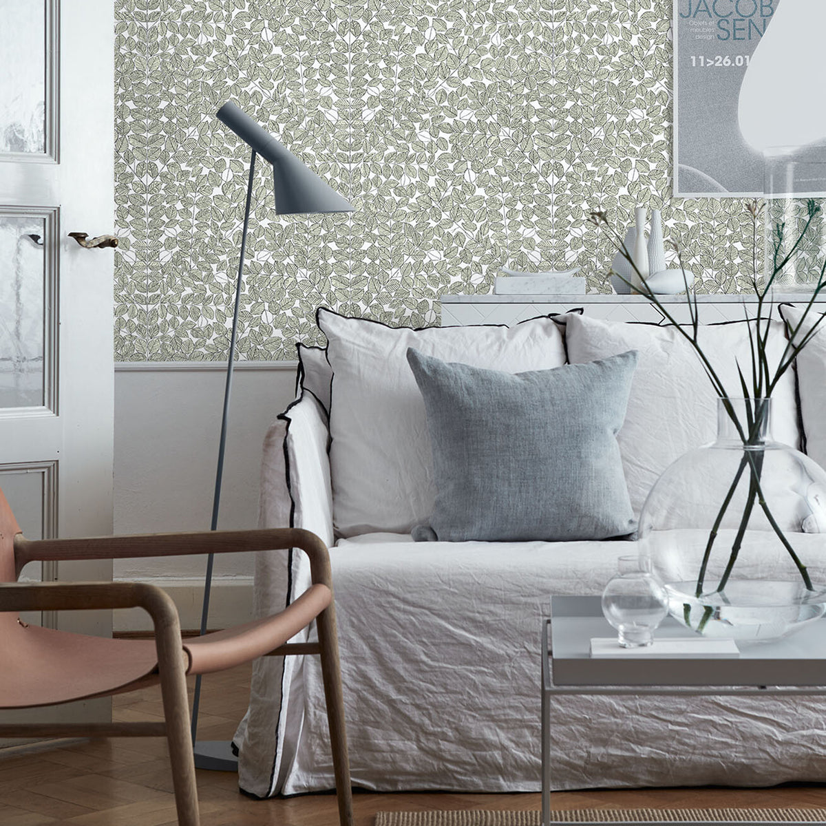 Schumacher 1769 ROMANS in LEAF Wallpaper - BORÃ…STAPETER