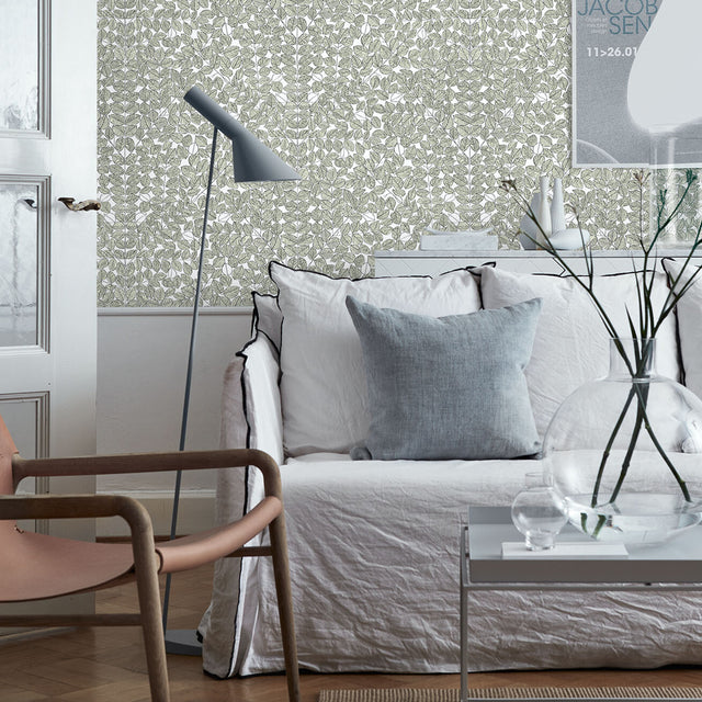 Schumacher 1769 ROMANS in LEAF Wallpaper - BORÃ…STAPETER