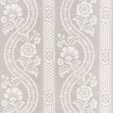 Schumacher Versailles Grey Fabric - Eade's Wallpaper