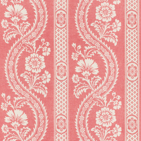 Schumacher Versailles Raspberry Fabric - Eade's Wallpaper