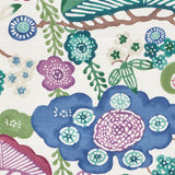 Schumacher 177011 YUME in EMERALD Fabric - JAPONISME