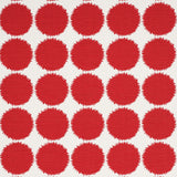 Schumacher Fuzz Red Fabric