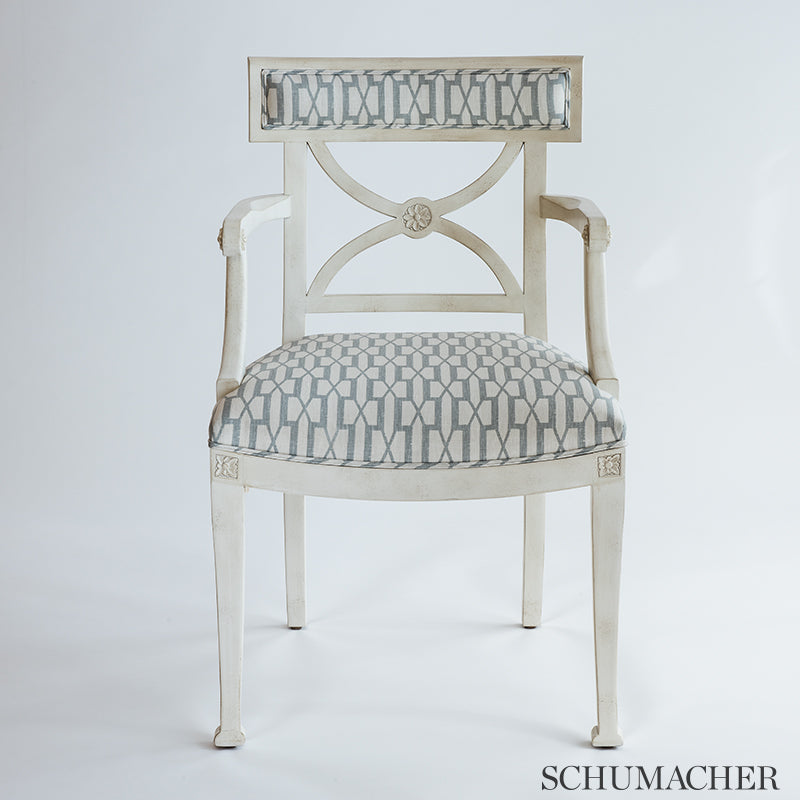 Schumacher Belvedere Grey Fabric