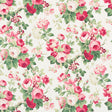 Schumacher Nancy Floral Rose Fabric - Eade's Wallpaper