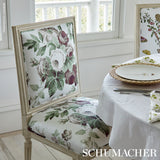 Schumacher Nancy Floral Grisaille Fabric - Eade's Wallpaper