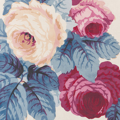 Schumacher Nancy Floral Hamish Fabric - Eade's Wallpaper
