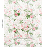 Schumacher Nancy Floral Petal Fabric - Eade's Wallpaper