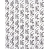 Schumacher Millicent Blackwork Fabric - Eade's Wallpaper
