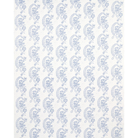Schumacher Millicent Delft Fabric - Eade's Wallpaper