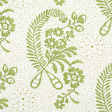 Schumacher Millicent Leaf Fabric - Eade's Wallpaper