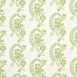 Schumacher Millicent Leaf Fabric - Eade's Wallpaper