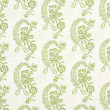 Schumacher Millicent Leaf Fabric - Eade's Wallpaper