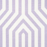 Schumacher Vanderbilt Print Lavender Fabric - Eade's Wallpaper