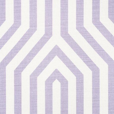 Schumacher Vanderbilt Print Lavender Fabric - Eade's Wallpaper