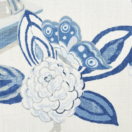 Schumacher Bouquet Chinois Porcelain Fabric