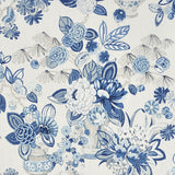 Schumacher Bouquet Chinois Porcelain Fabric