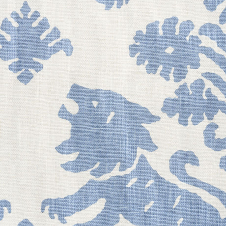 Schumacher Regalia Blue Fabric - Eade's Wallpaper